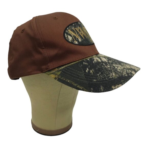 National Wild Turkey Federation Logo Patch Tuck Strap Cap Trucker Hunter Hat - Picture 3 of 15